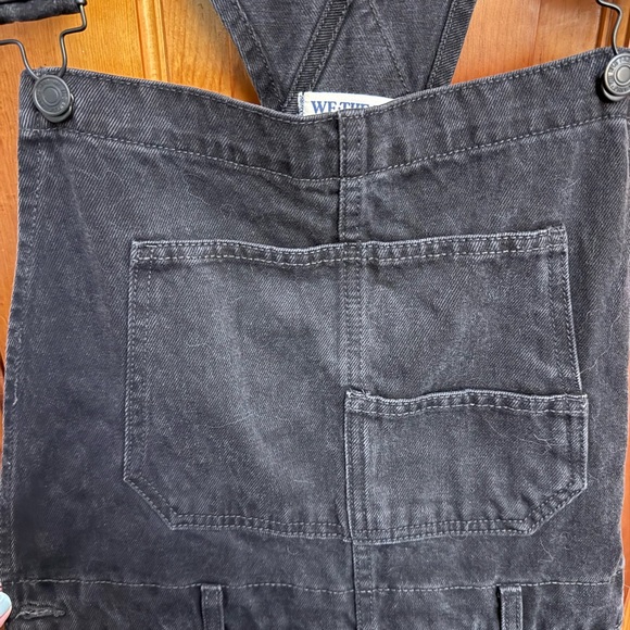 Free People We the Free Ziggy Denim Overalls in Black - Picture 5 of 7